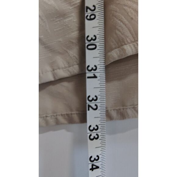 Knightsbridge Men's 2X Beige Tropical Design Hawaiian Short Sleeve Shirt - Picture 4 of 5